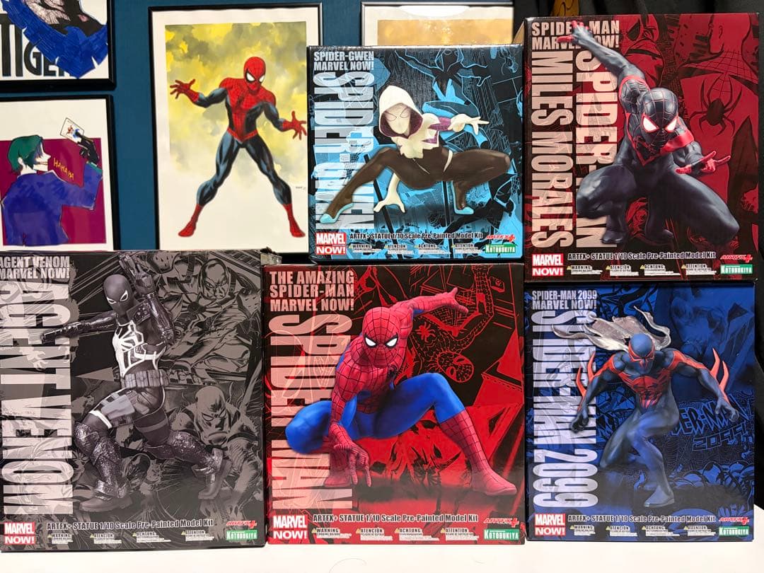 コトブキヤ ARTFX+ スパイダーマンフィギュア 5体セット