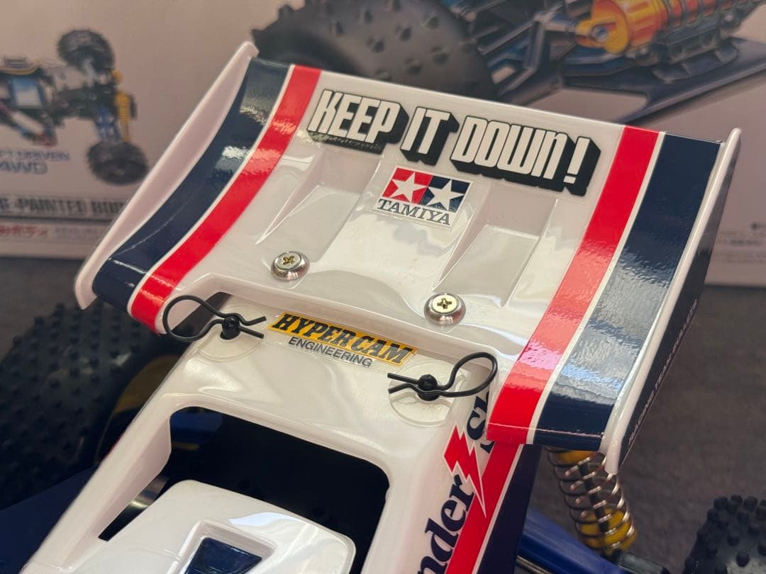 タミヤサンダーショットボディ搭載セイントドラゴン2021シャーシ、メカ・OP他付