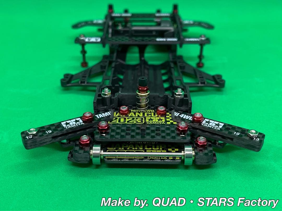 【ミニ四駆・FM-A用】2軸ATピボット＋1軸リヤアンカー　J-CUP2023