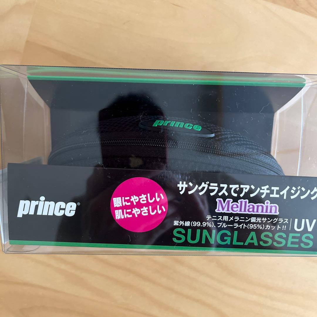 プリンス　テニス用サングラス　ブラウン