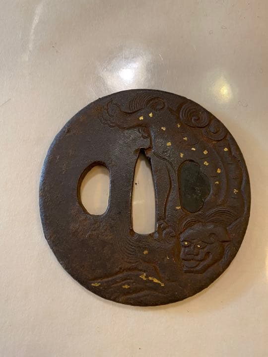 刀　鍔　時代物