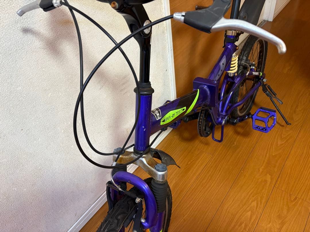 エヴァンゲリオン初号機イメージ 折りたたみ自転車｜EVA-01 TEST風｜