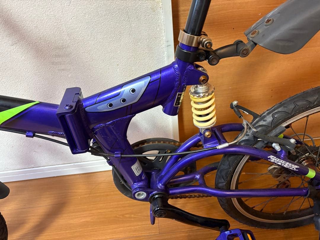 エヴァンゲリオン初号機イメージ 折りたたみ自転車｜EVA-01 TEST風｜