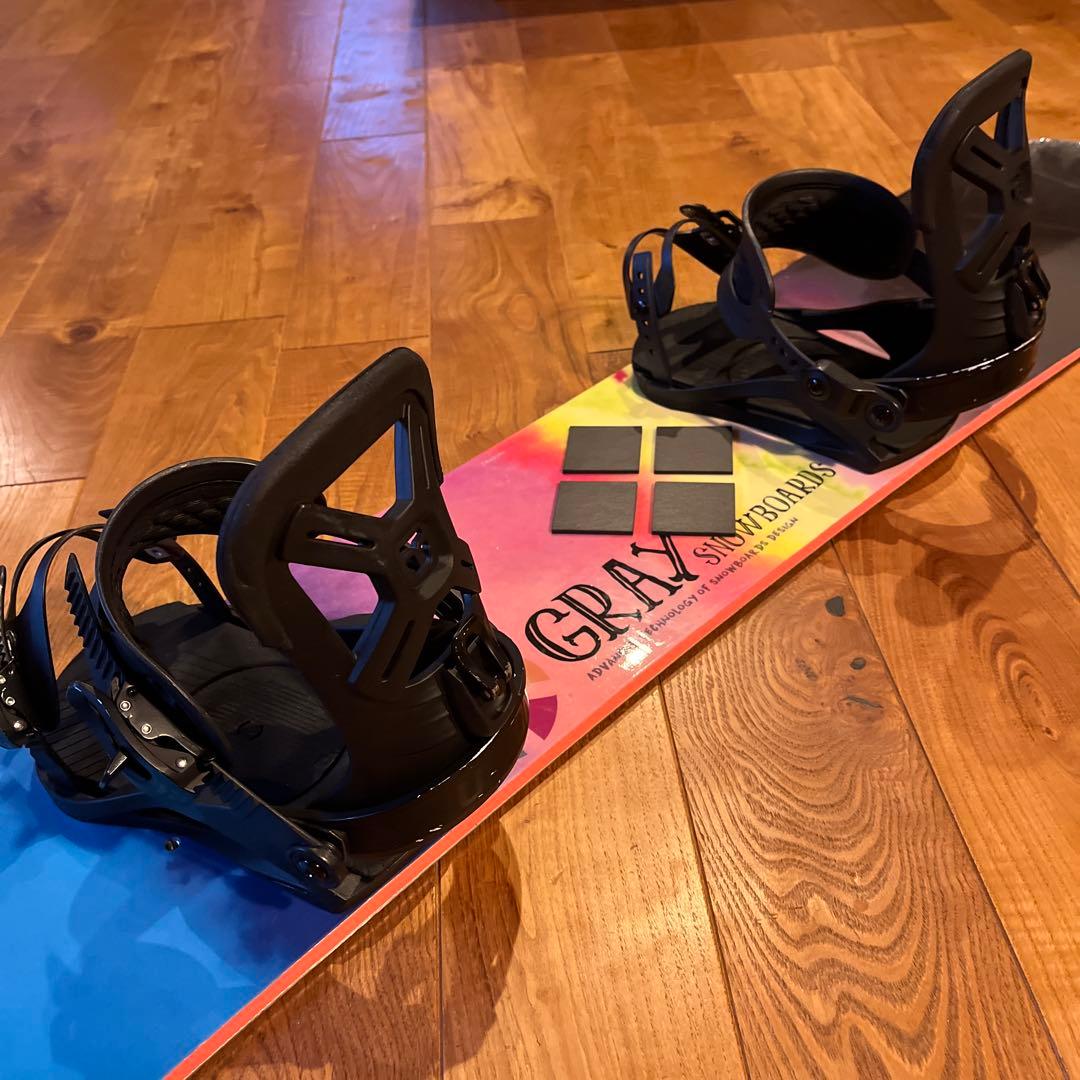 GRAY CUB X 136 スノーボード unionビンディングセット