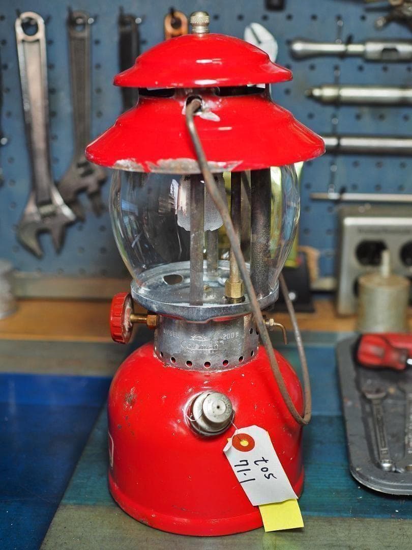 1971年1月 コールマン 200A ランタン (通称ホワイトボーダー) t05