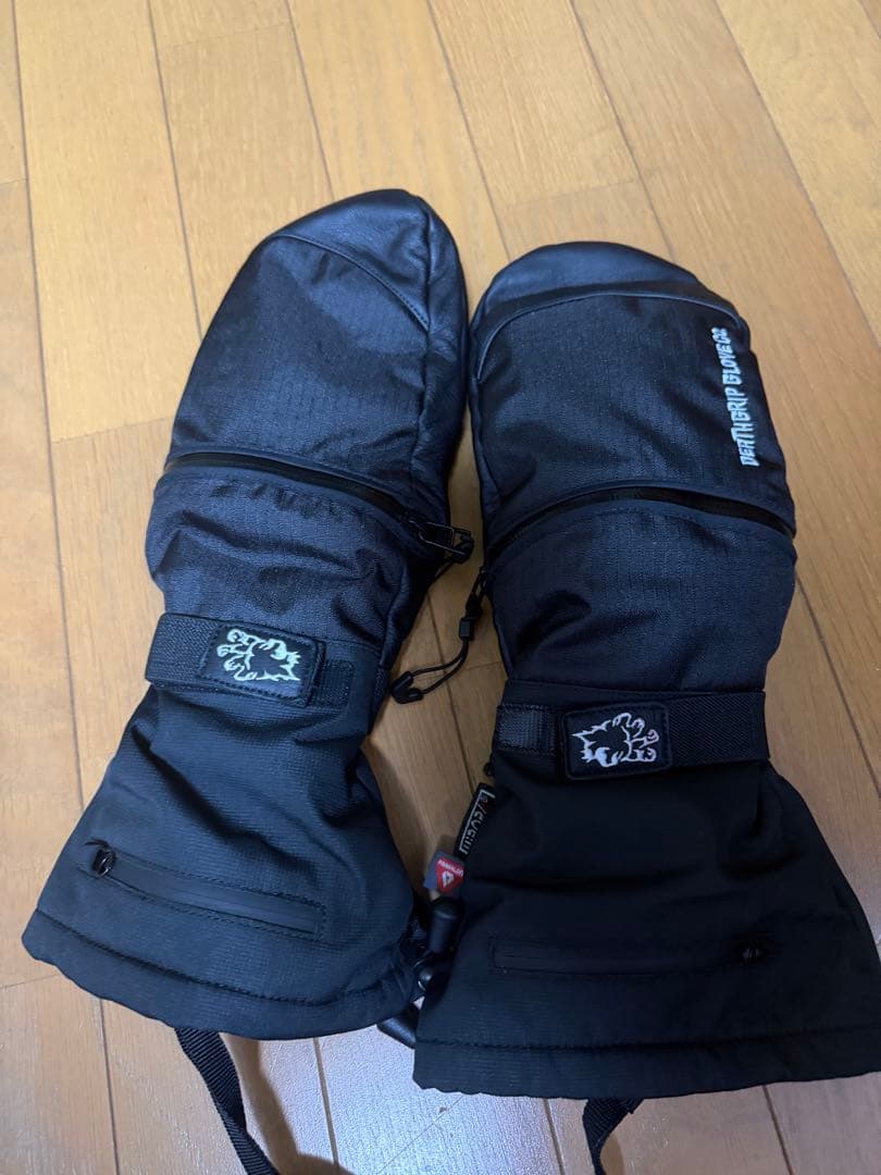 DEATHGRIP GLOVE CO. ブラックグローブ デスグリップグローブL