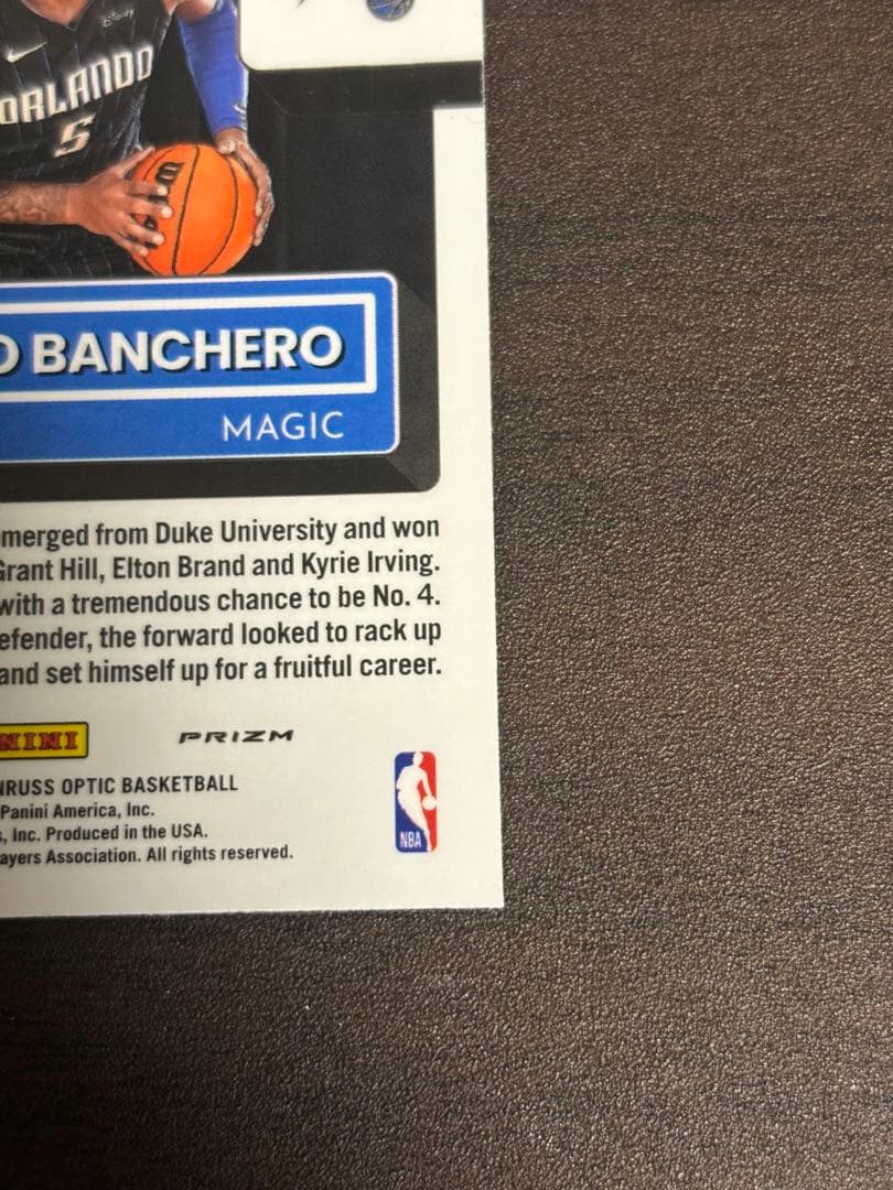 その他 NBA panini Paolo Banchero RC Optic prizm