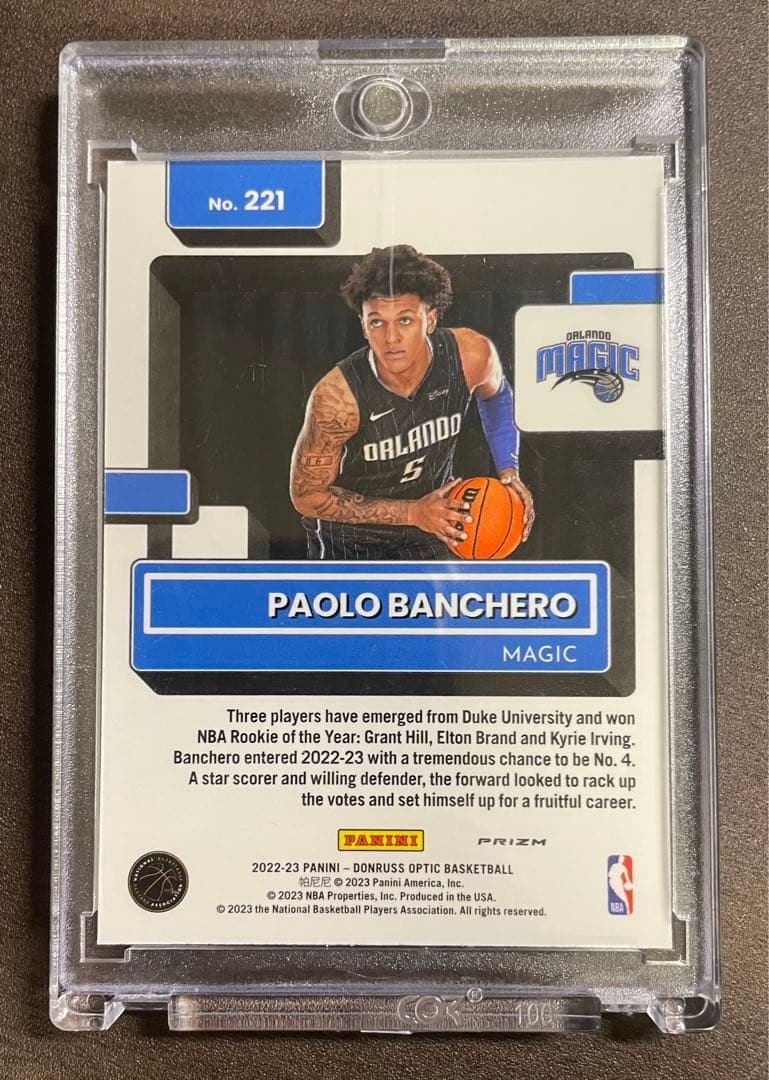 その他 NBA panini Paolo Banchero RC Optic prizm