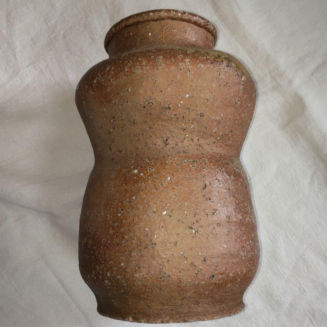 江戸初期信楽焼胴締壺