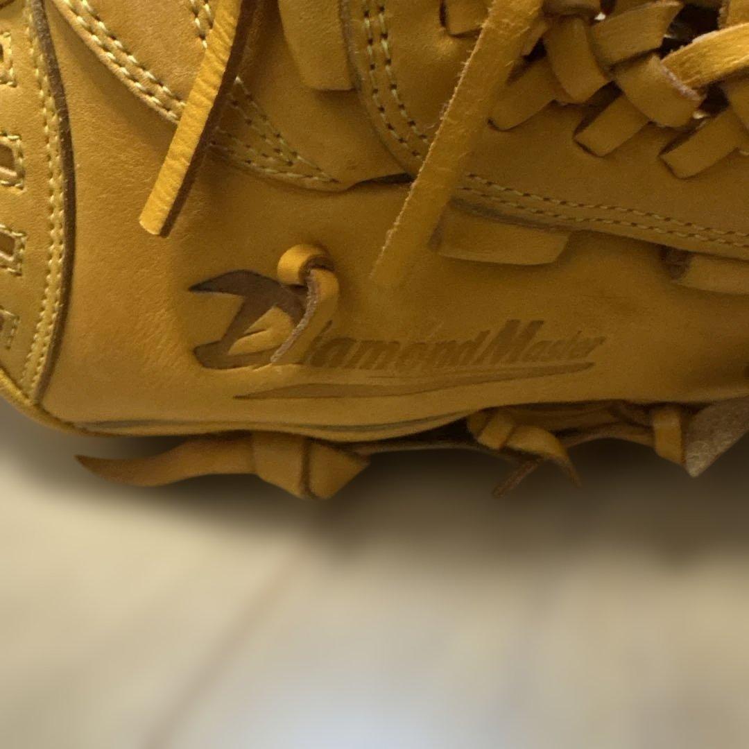 美品　Mizuno Diamond master 軟式グローブ イエロー