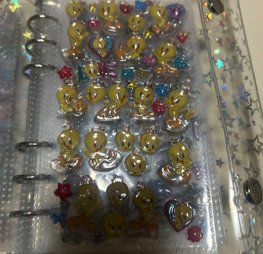 シール帳完成品　ボンドロップシール正規品　キャラクターシール　A6サイズ　９p