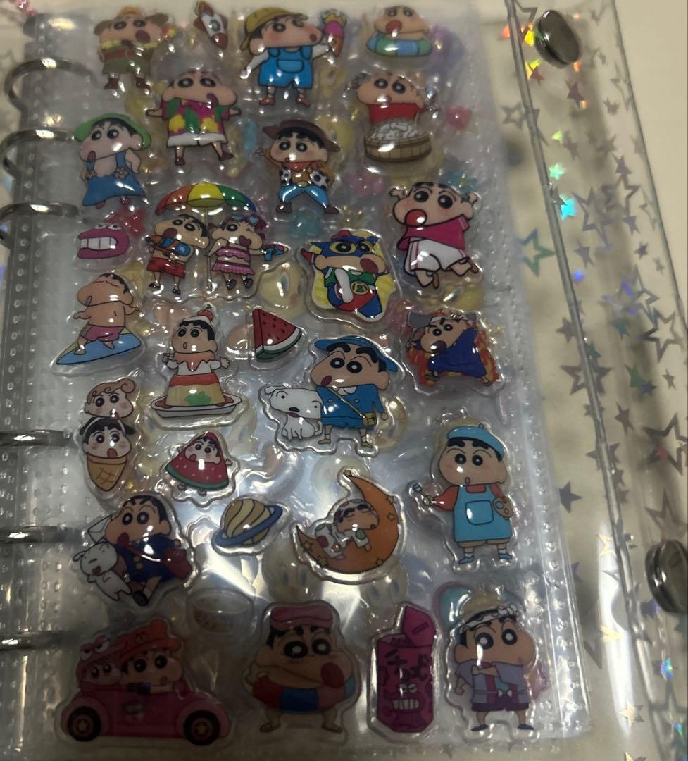 シール帳完成品　ボンドロップシール正規品　キャラクターシール　A6サイズ　９p