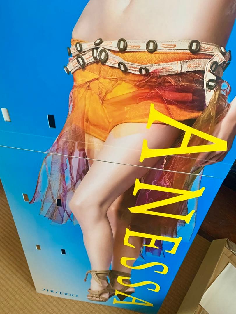 感激レア／非売品立て看板パネル「土屋アンナ」資生堂アネッサANESSA