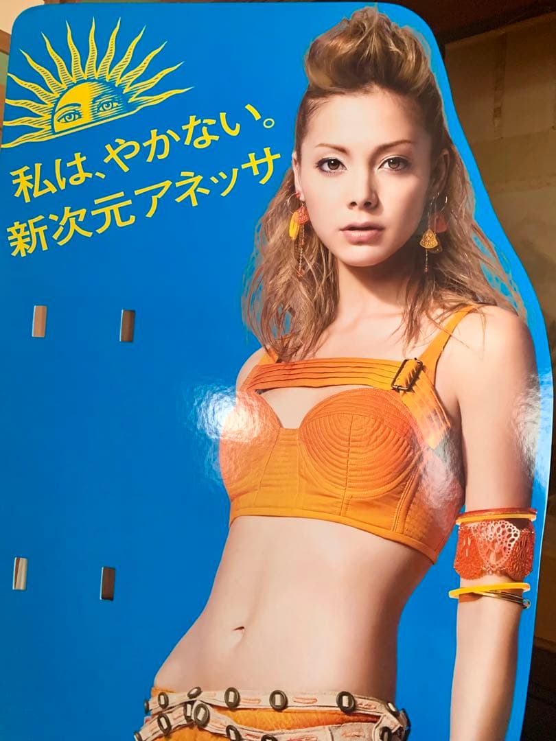 感激レア／非売品立て看板パネル「土屋アンナ」資生堂アネッサANESSA