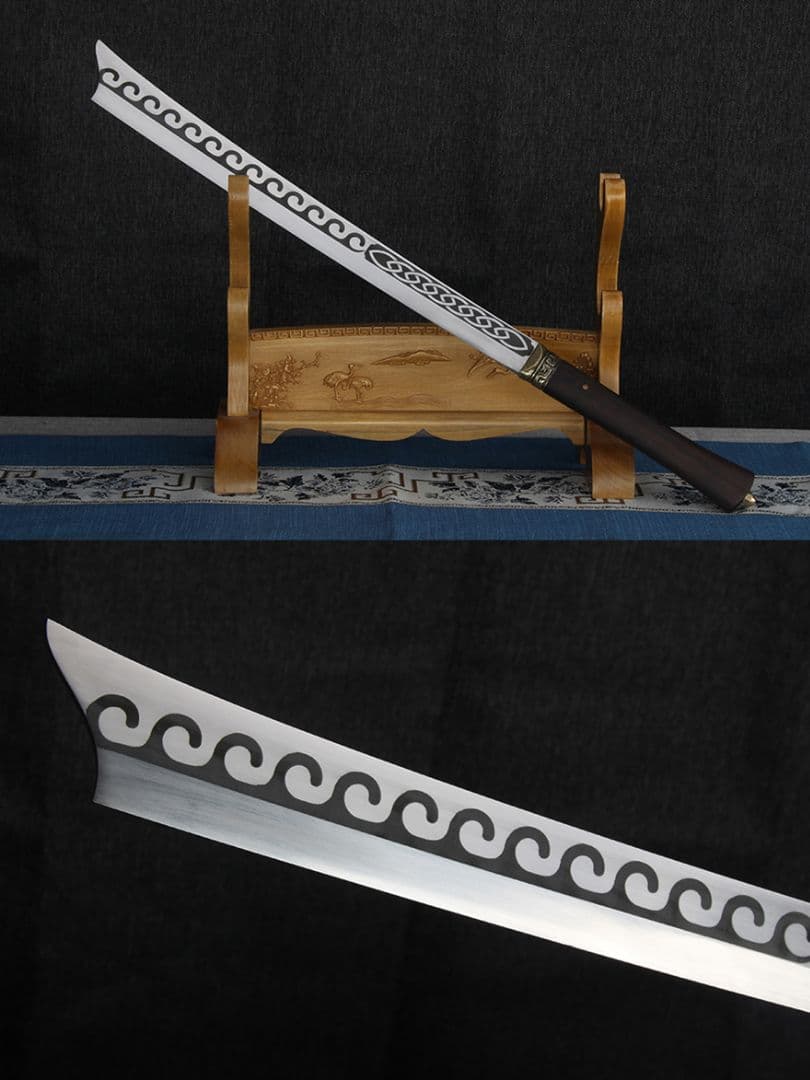 呉鉤戦刀-高性能ステンレス鋼 武具　刀装具　日本刀　模造刀