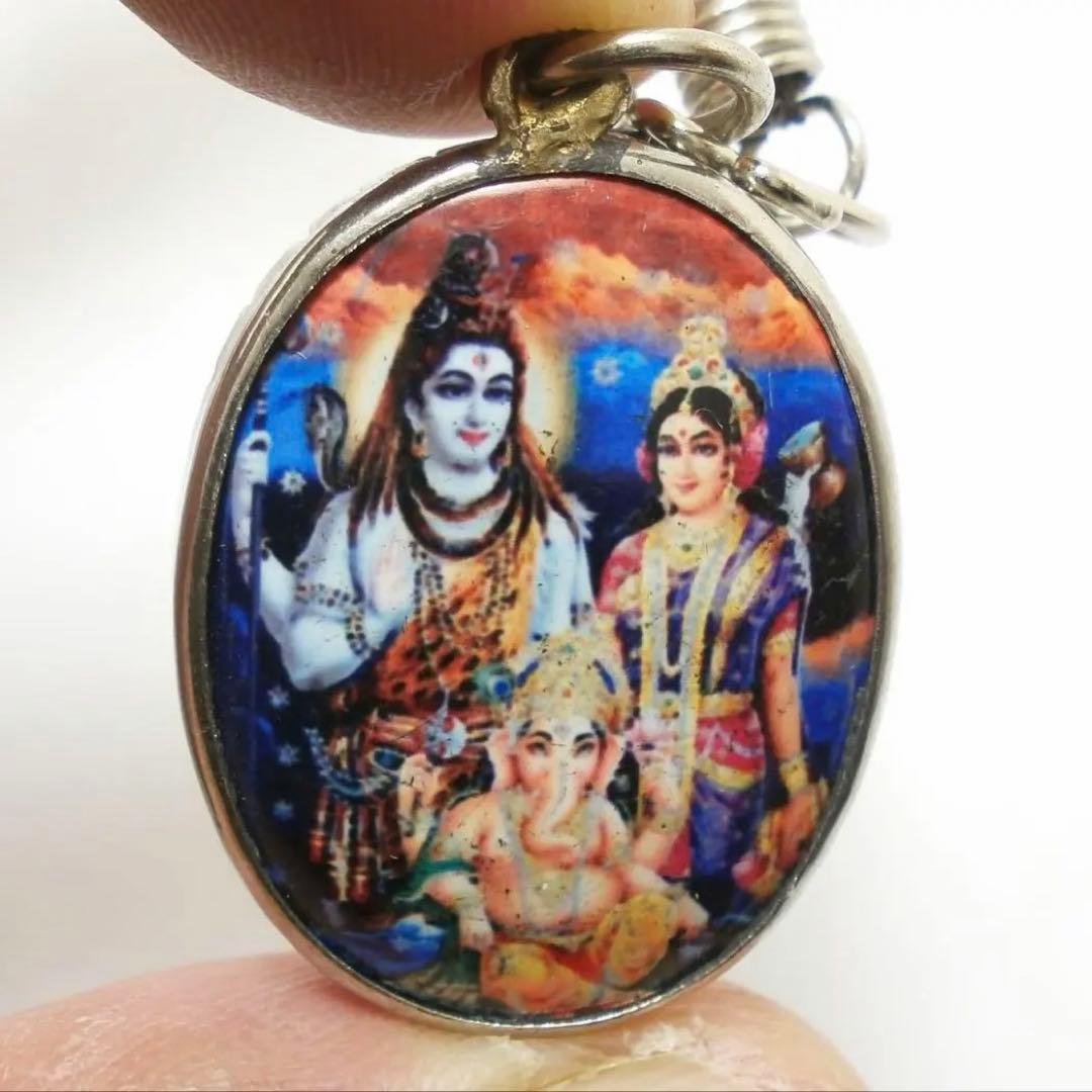 オームペンダント シヴァ・パールヴァティー＆ガネーシャ 神聖ペンダント 藤井風