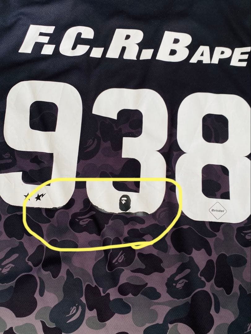 F.C.Real Bristol A BATHING APEセットアップ　M