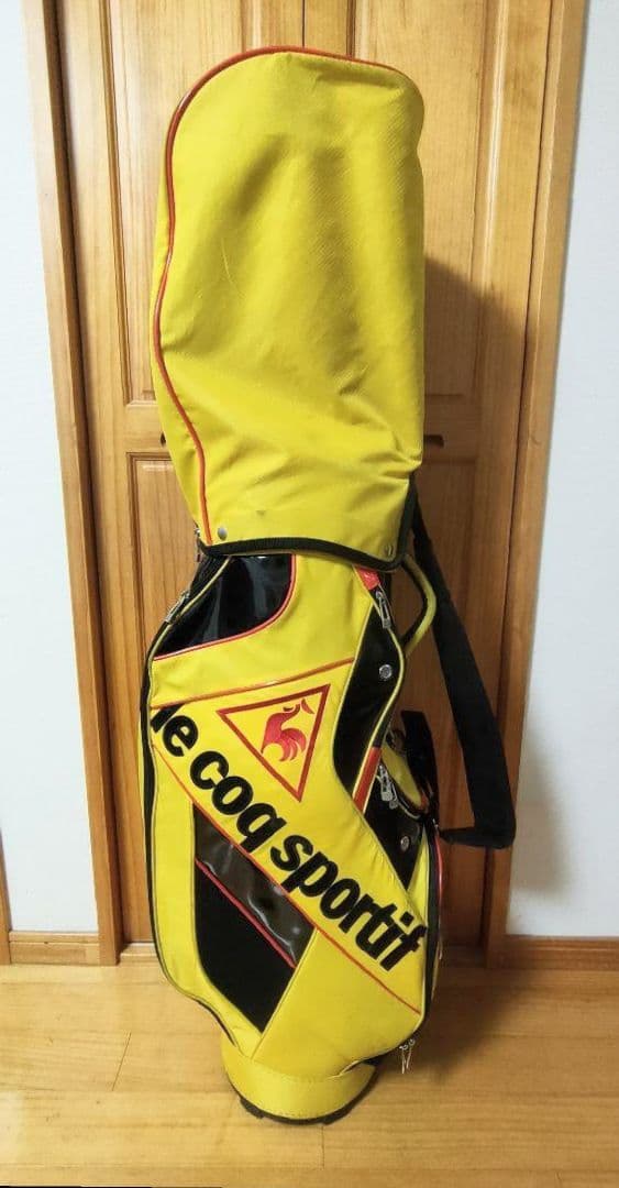 ★ルコックle coq sportif★ゴルフバッグ　イエロー系★