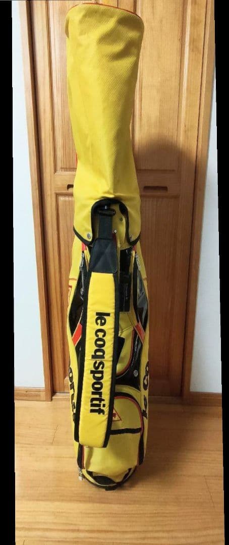 ★ルコックle coq sportif★ゴルフバッグ　イエロー系★