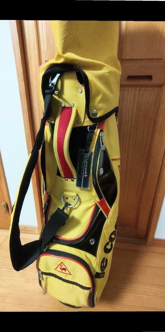 ★ルコックle coq sportif★ゴルフバッグ　イエロー系★