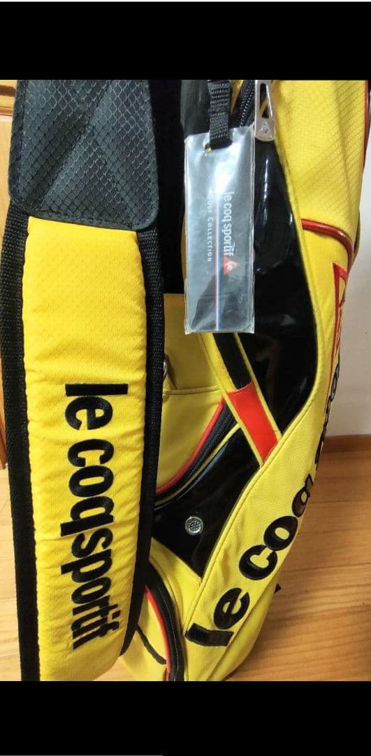 ★ルコックle coq sportif★ゴルフバッグ　イエロー系★