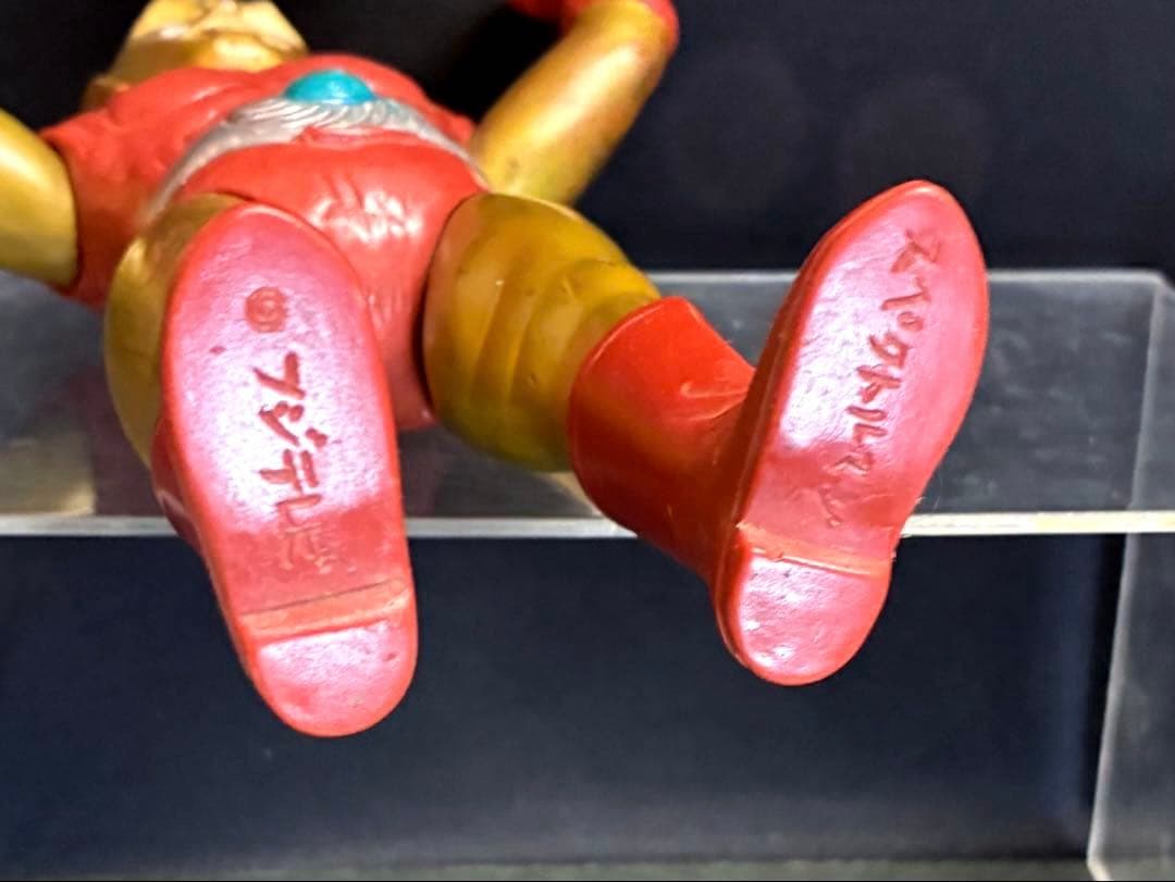 【昭和当時物】■ マスダヤ スペクトルマン ソフビ 宇宙猿人ゴリ