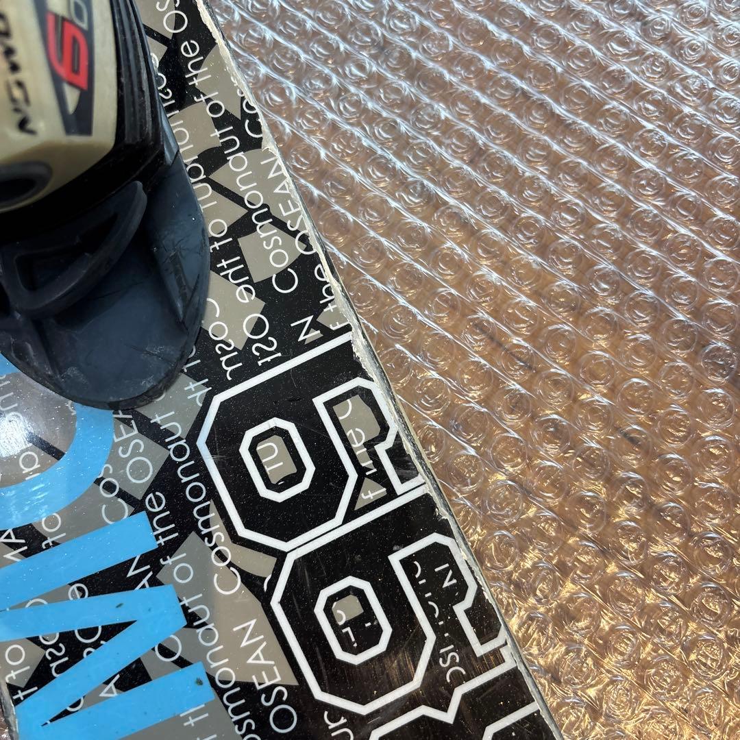 コスミックサーフ　サロモン　ショートスキー板　調整ビンディング付　工具不要