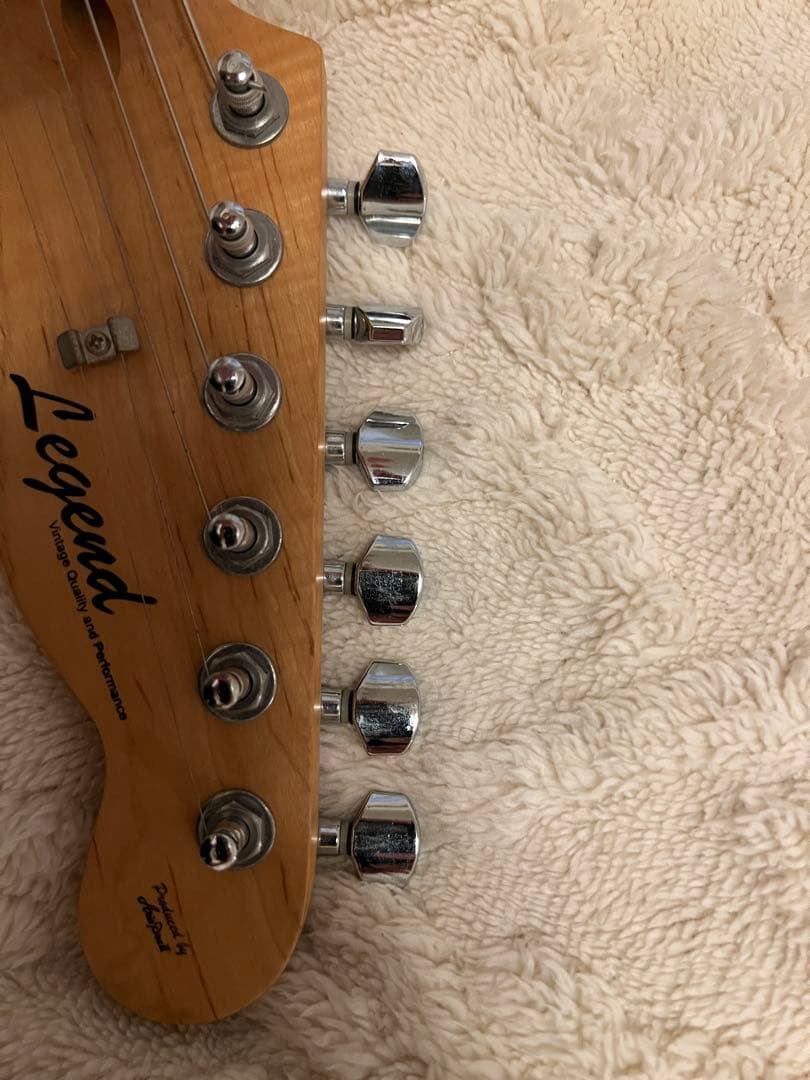 Legend エレキギター レッド 現状渡し ギター本体のみ