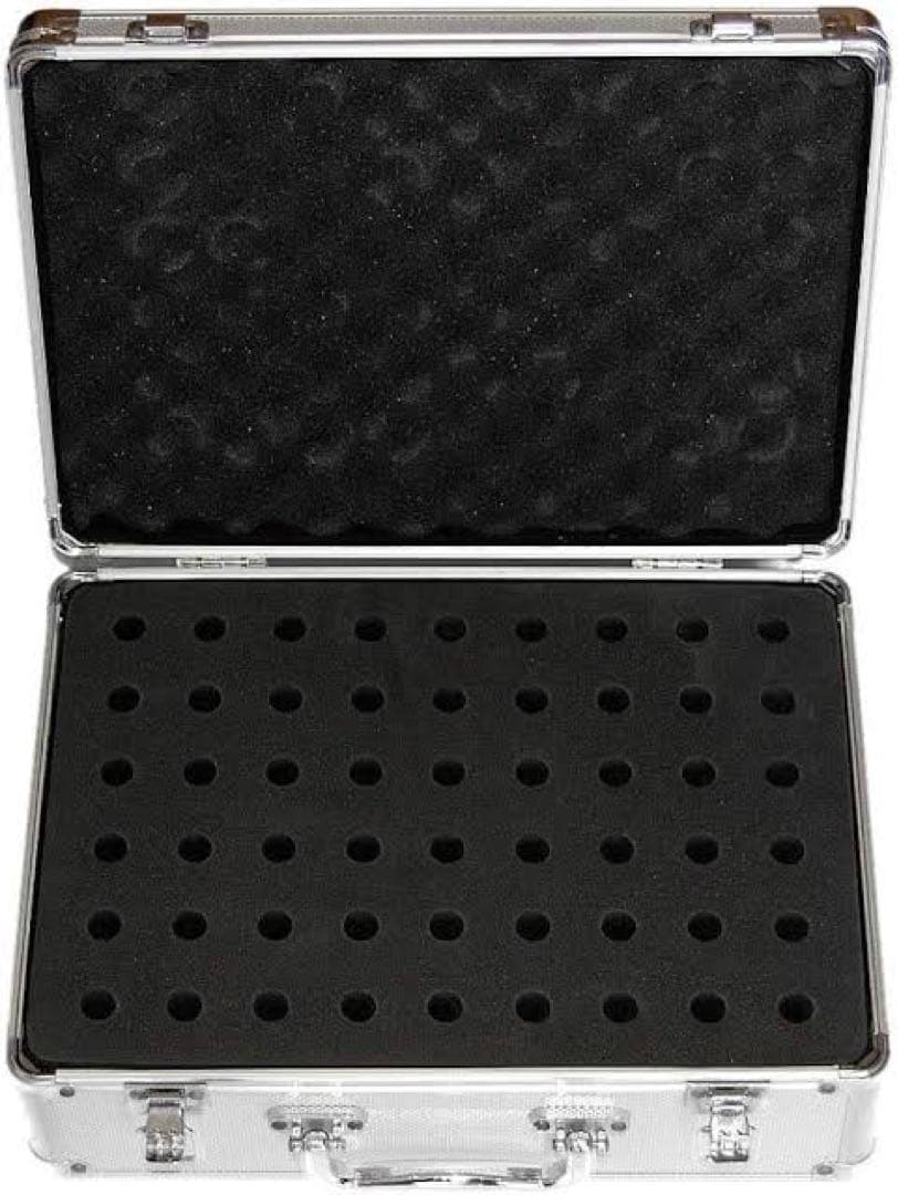 トランペット/コルネット/ホルン 54本収納 アルミ製マウスピースケース