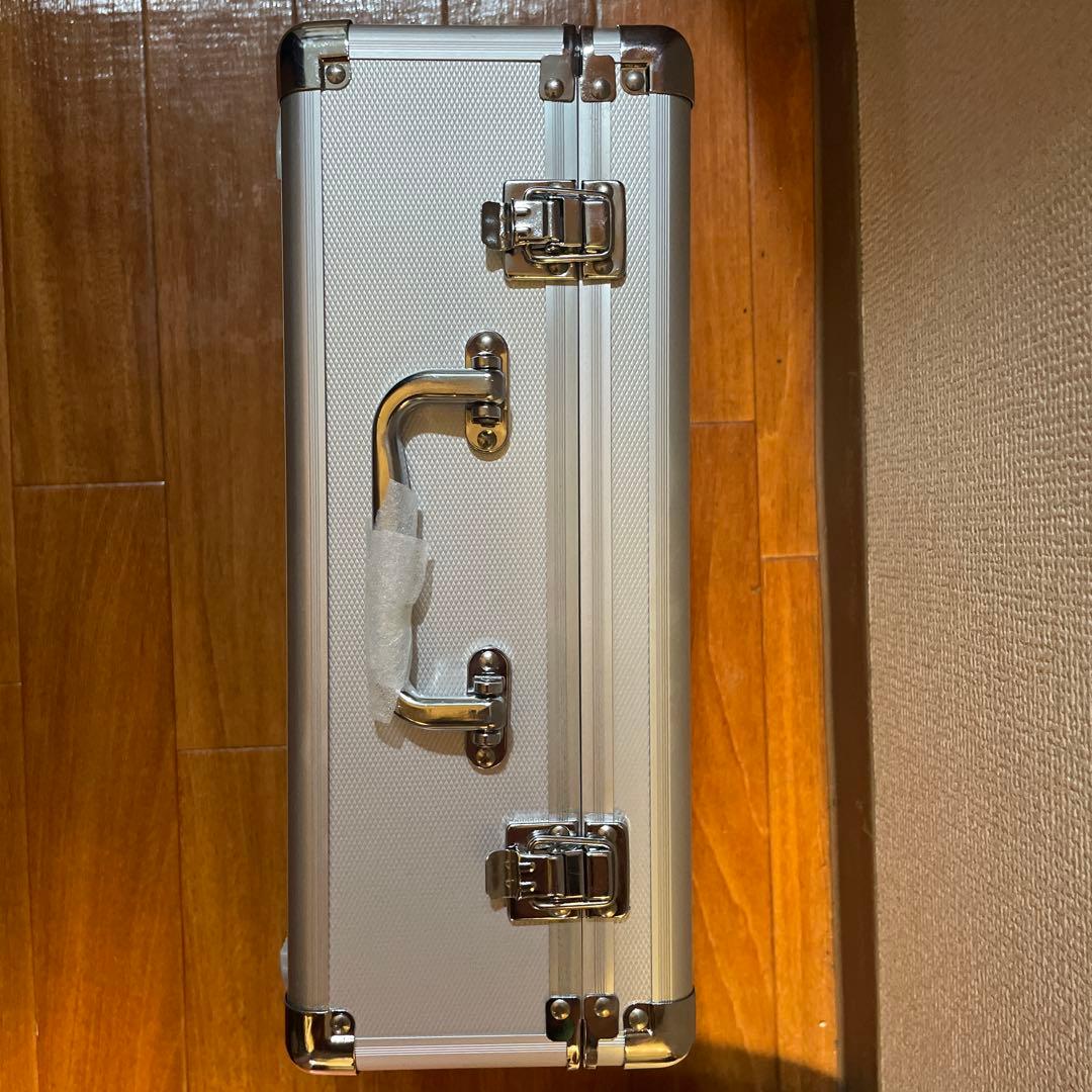 トランペット/コルネット/ホルン 54本収納 アルミ製マウスピースケース