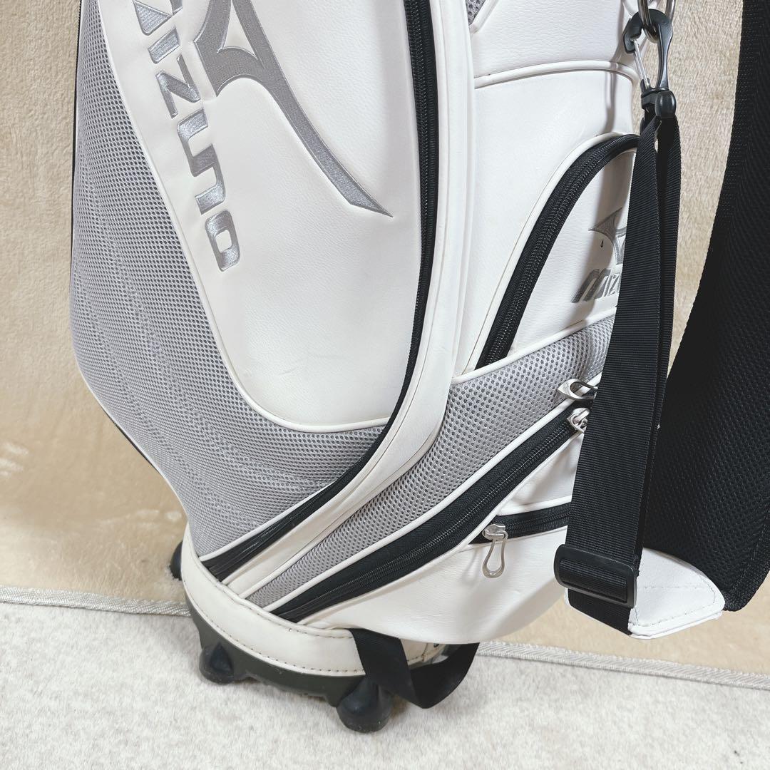 K033 MIZUNO キャディバッグ フード付き 9型