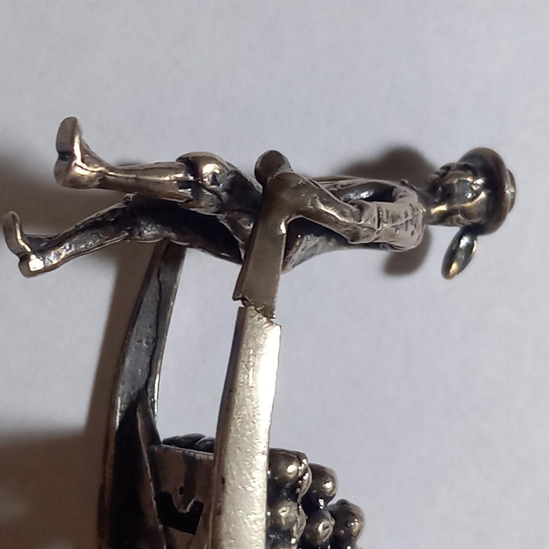 純銀 ライオンパサント 英国ホールマーク アンティーク雑貨 925