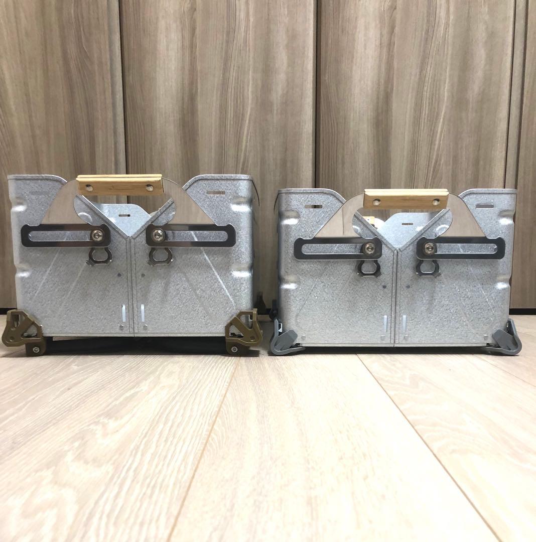 未使用品！ peak シェルフコンテナ25 2個とシェルコンレッグ