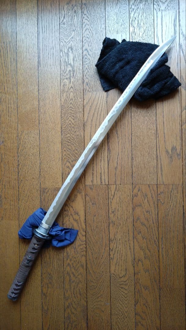 旧慈成オーダーメイド居合刀　大切先刀身　二尺三寸