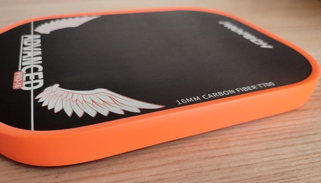 ピックルボール パドル ADVANCED T700生カーボンファイバー 炎色