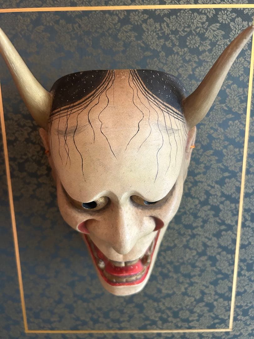 能面 般若(はんにゃ) 木彫り 手彫り