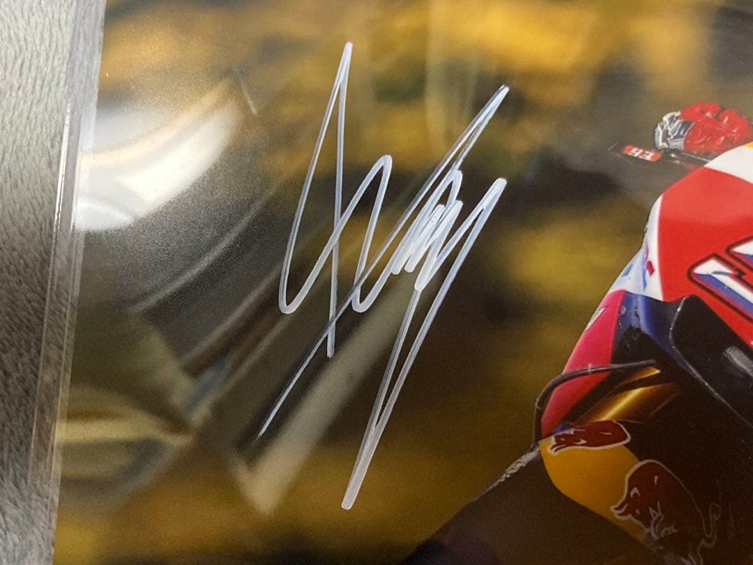 motoGP マルクマスケス 直筆サイン入りフォト 証明書付き