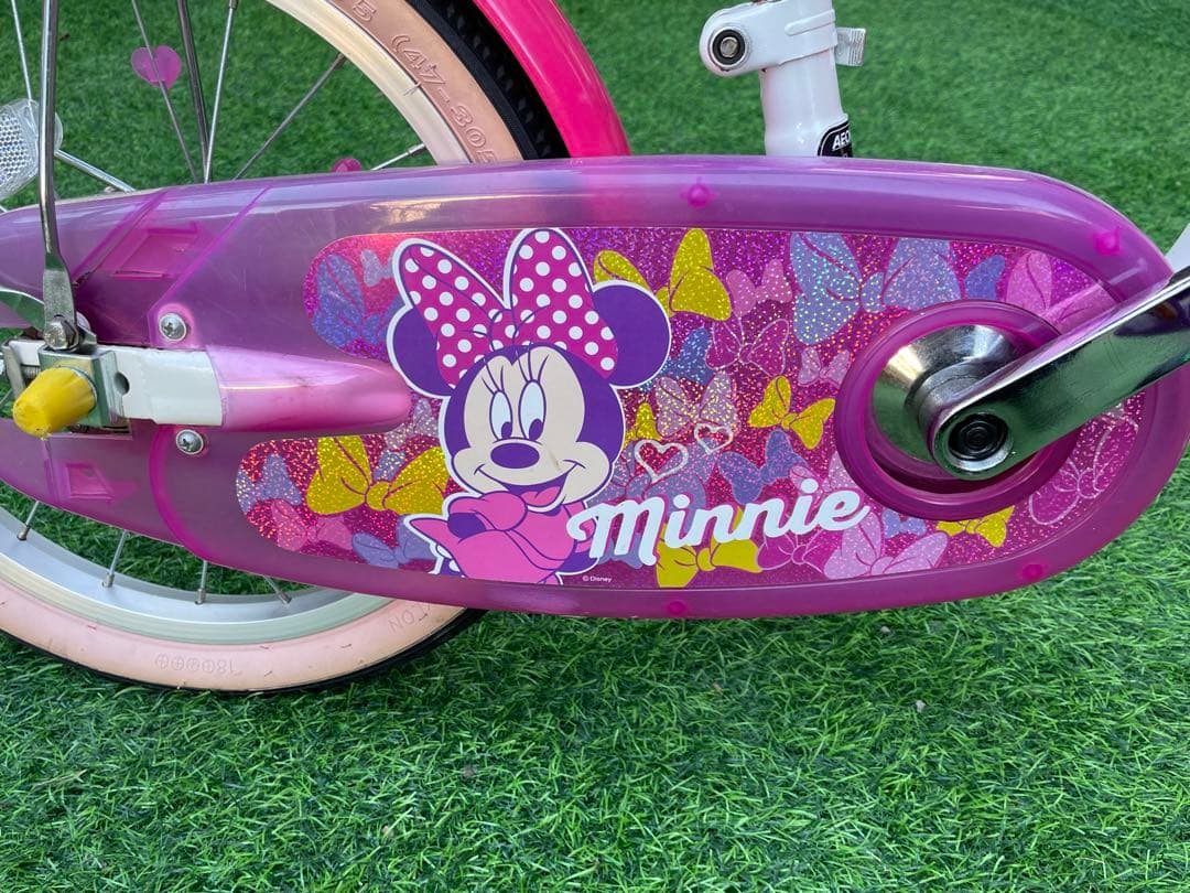 ミニーマウス 幼児用自転車 ピンク