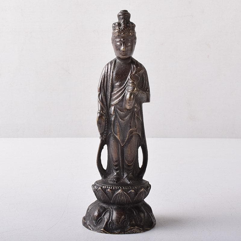 仏教美術　古銅　仏像　置物　V　R8392