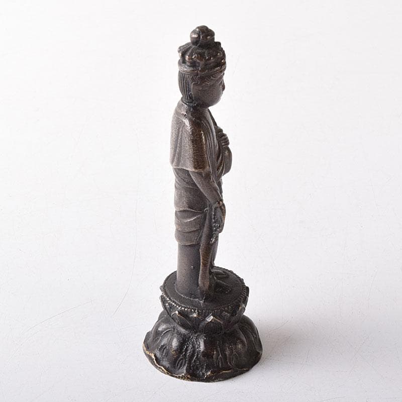 仏教美術　古銅　仏像　置物　V　R8392
