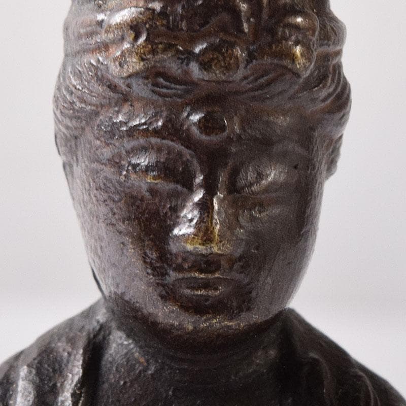 仏教美術　古銅　仏像　置物　V　R8392