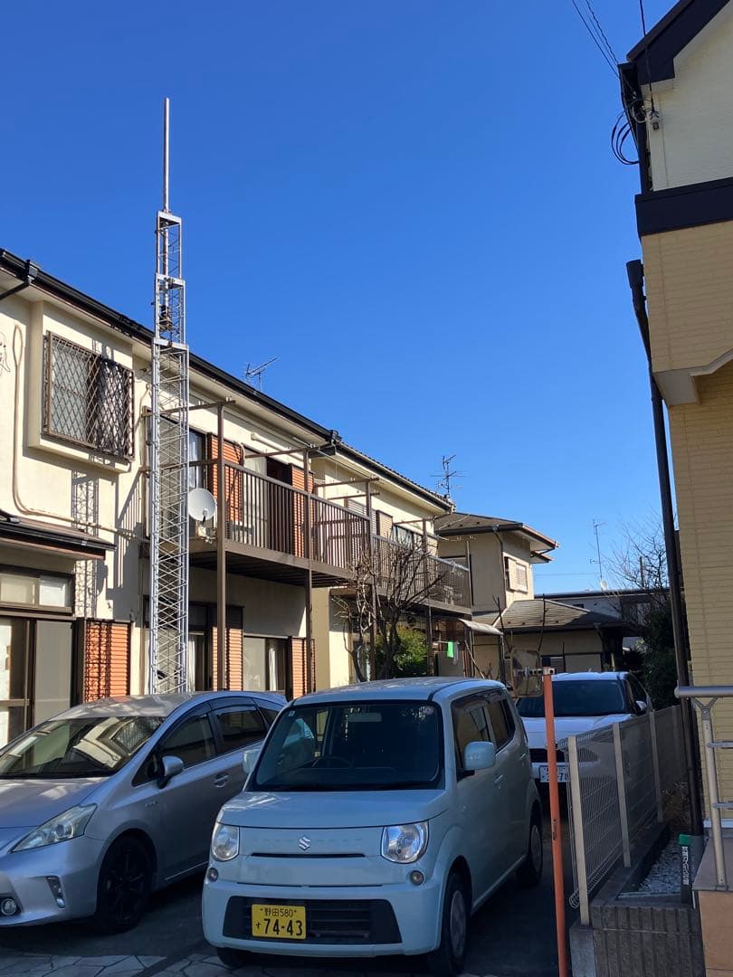 アンテナタワー クランクアップ手動式（16m〜6.5m）