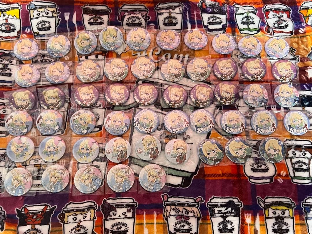 コンパス アリス 缶バッジ まとめ売り