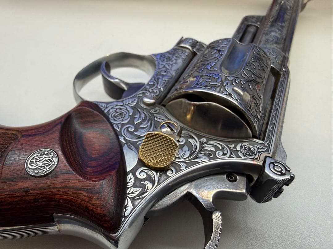 アラベスク彫刻 カスタム装飾モデル 観賞用 木製グリップ