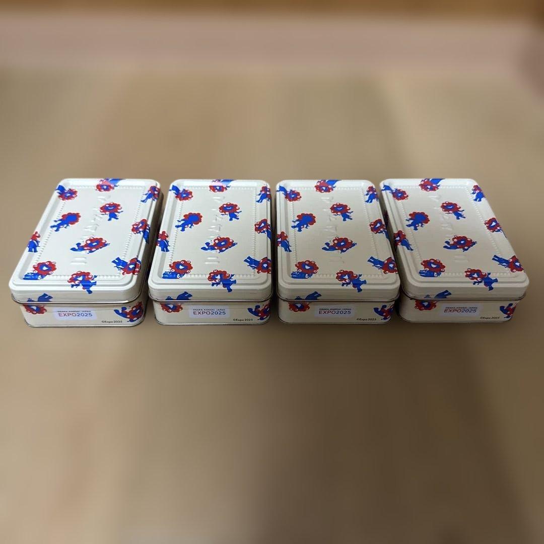 マイドオオキニ缶　ミャクミャク缶　4個セット