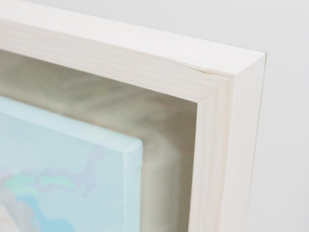 佐貫巧「symbiosis」◆キャンバスにアクリル画作品◆額装済◆さぬき たくみ