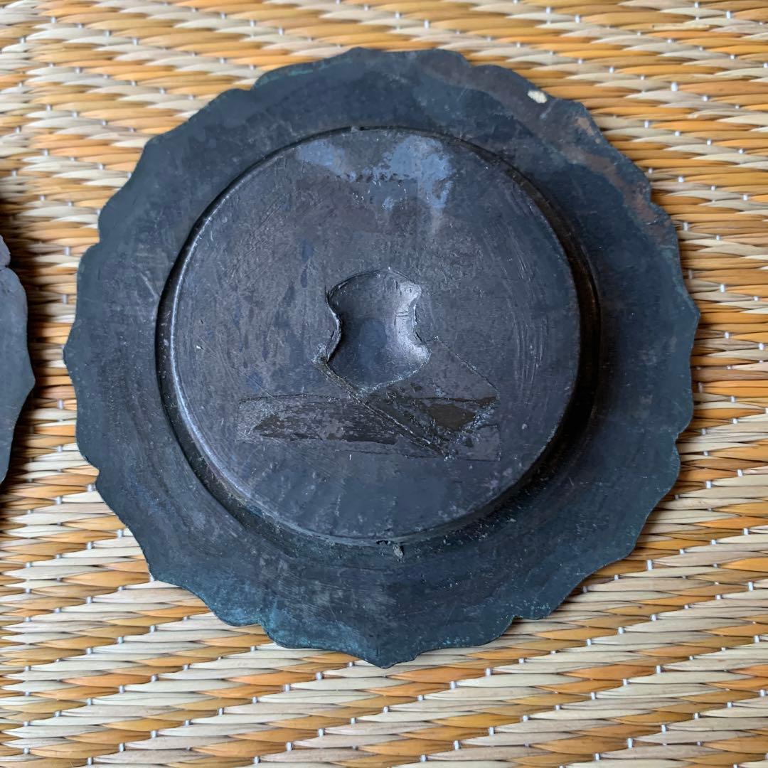 アンティーク 引手 金工 襖