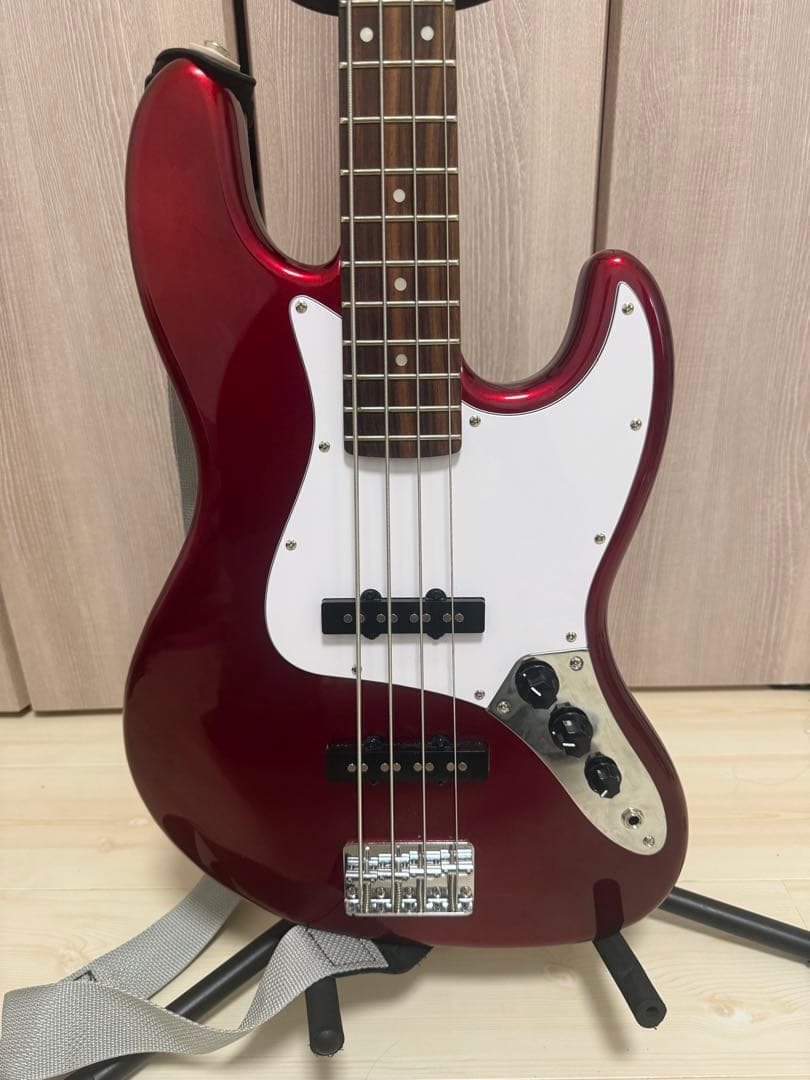 ベース PLAYTECH JB420 LLIC RED ジャズベース