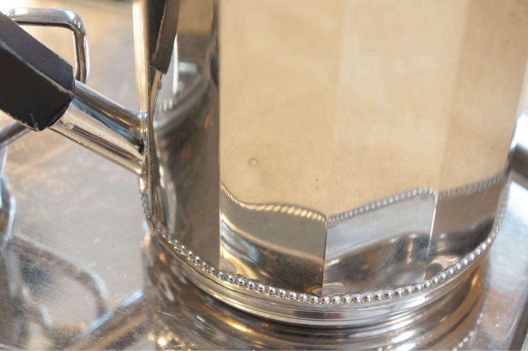 アンティーク　シルバープレート　ティーセット