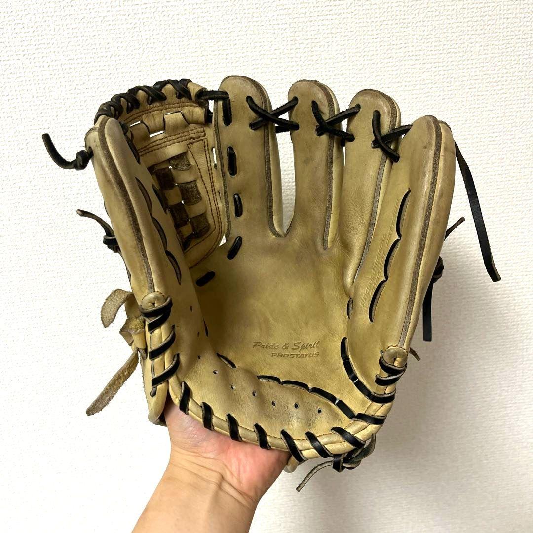 648 ZETT プロステイタス 源田モデル 型抜群 美品 軟式 内野手グローブ
